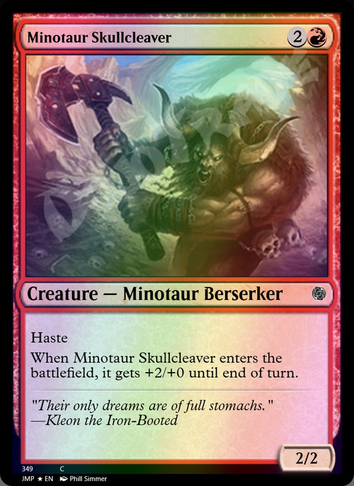 Minotaur Skullcleaver FOIL