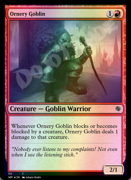 Ornery Goblin FOIL