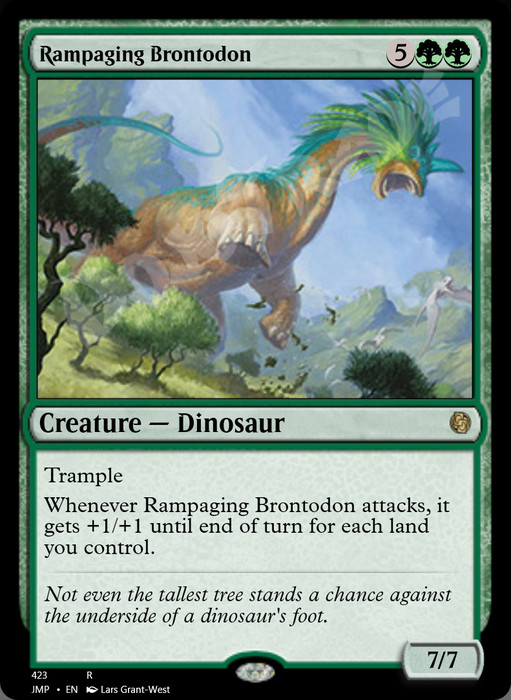 Rampaging Brontodon