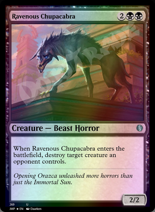 Ravenous Chupacabra FOIL