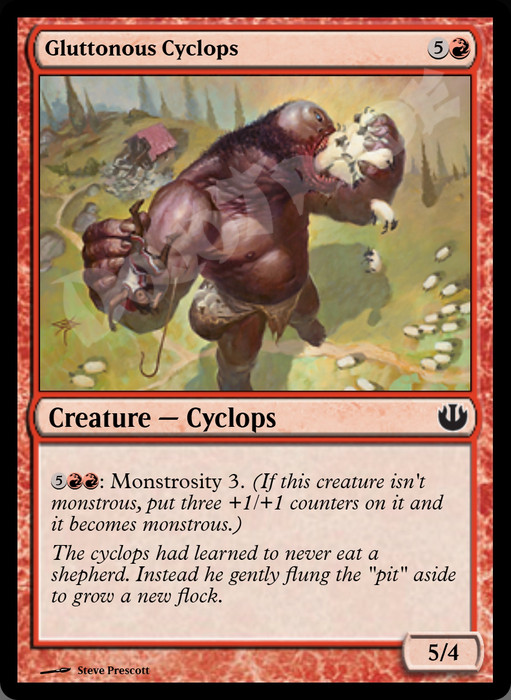 Gluttonous Cyclops