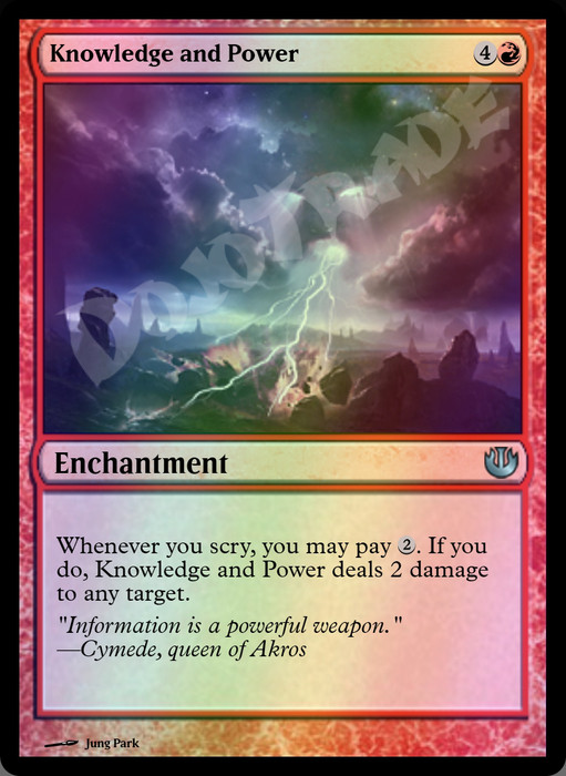 Knowledge and Power FOIL