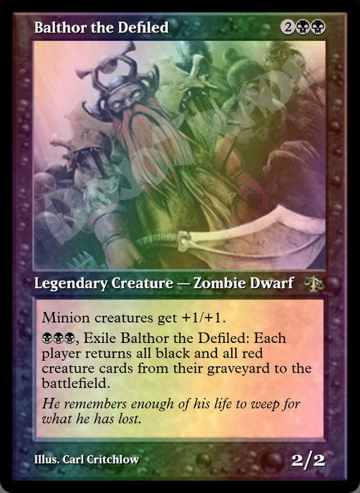 Balthor the Defiled FOIL