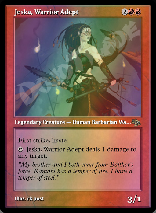 Jeska, Warrior Adept FOIL