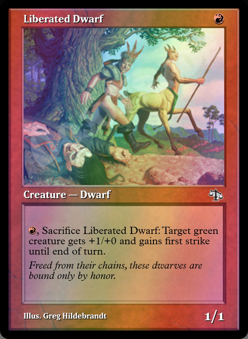 Liberated Dwarf FOIL