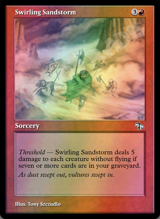 Swirling Sandstorm FOIL