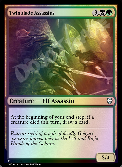 Twinblade Assassins FOIL