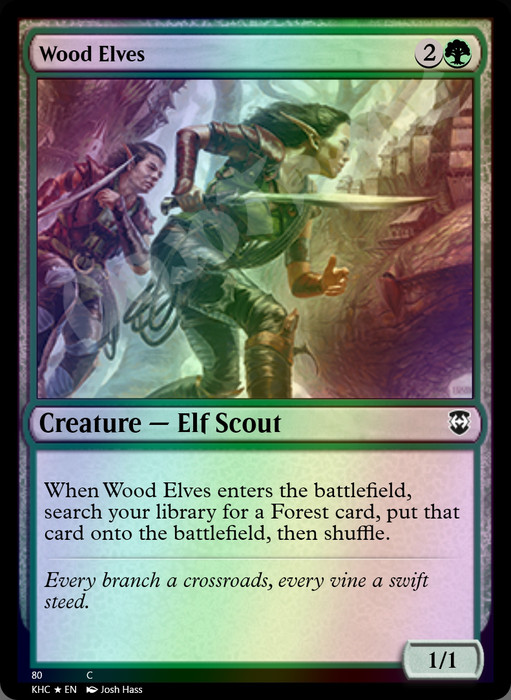 Wood Elves FOIL