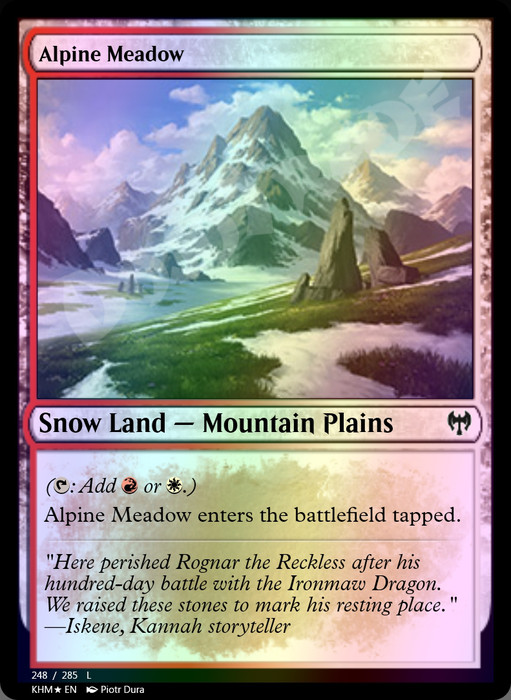 Alpine Meadow FOIL