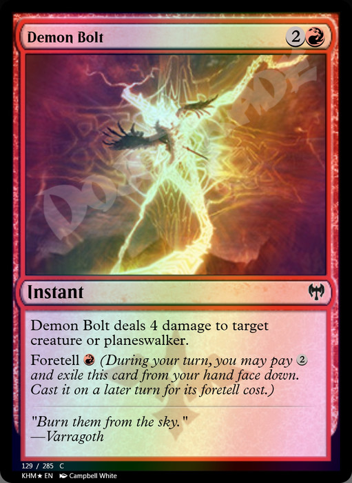 Demon Bolt FOIL