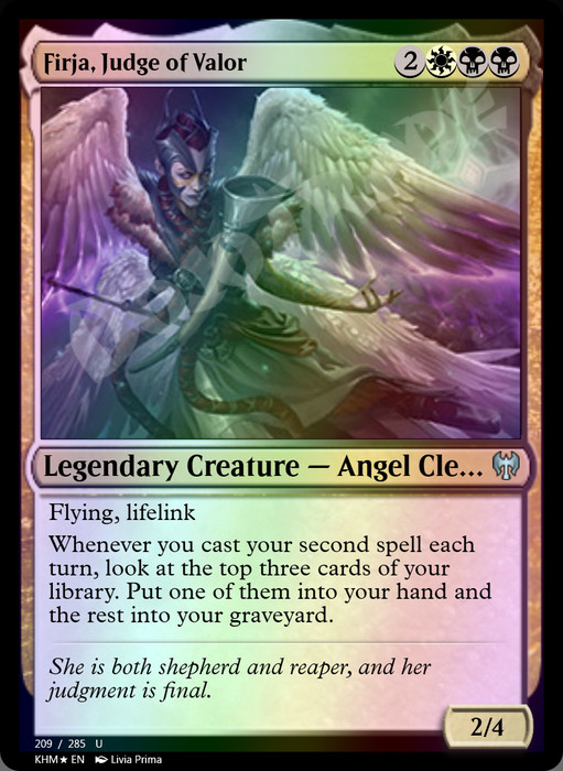 Firja, Judge of Valor FOIL