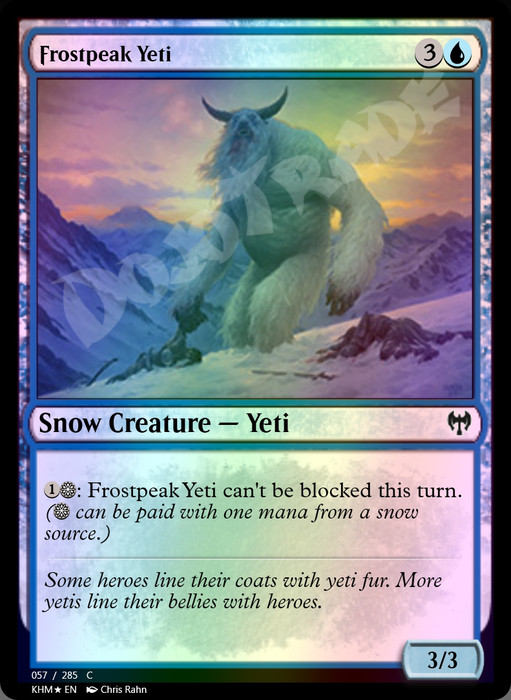 Frostpeak Yeti FOIL