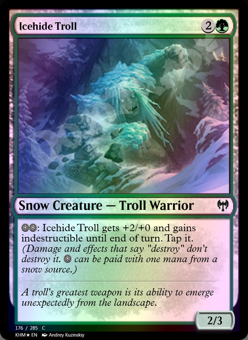 Icehide Troll FOIL