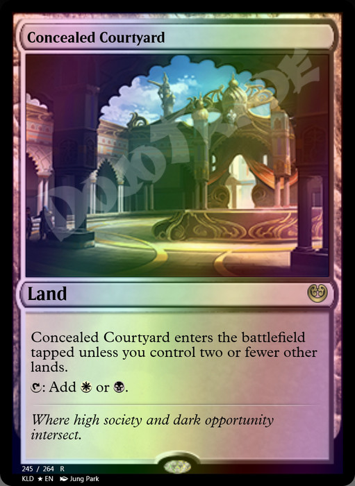 Concealed Courtyard FOIL