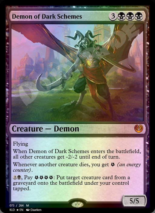 Demon of Dark Schemes FOIL