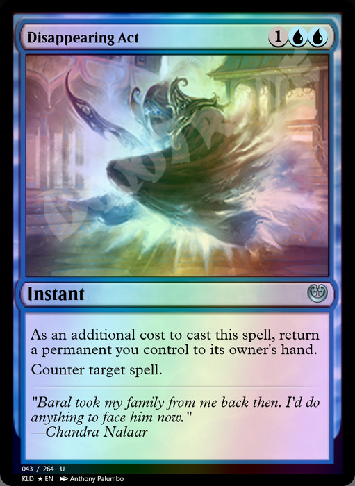 Disappearing Act FOIL