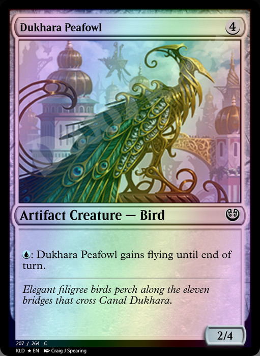 Dukhara Peafowl FOIL