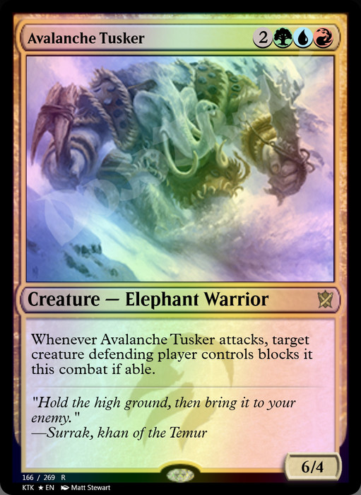 Avalanche Tusker FOIL