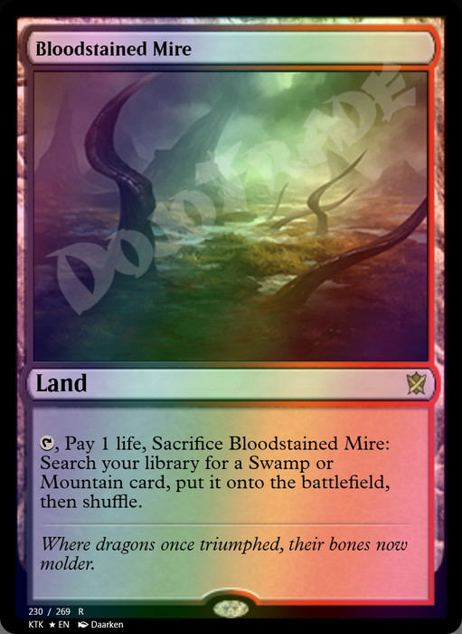 Bloodstained Mire FOIL