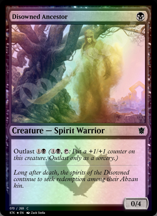 Disowned Ancestor FOIL