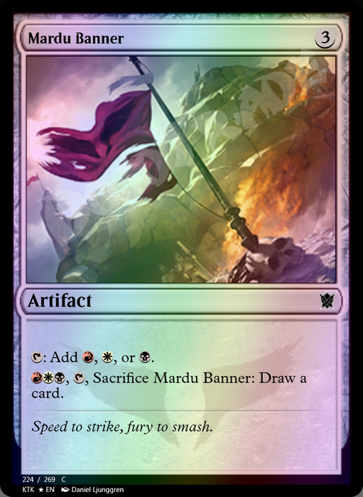 Mardu Banner FOIL