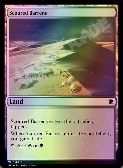 Scoured Barrens FOIL