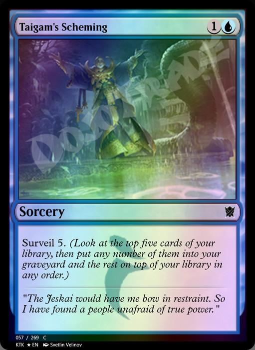 Taigam's Scheming FOIL