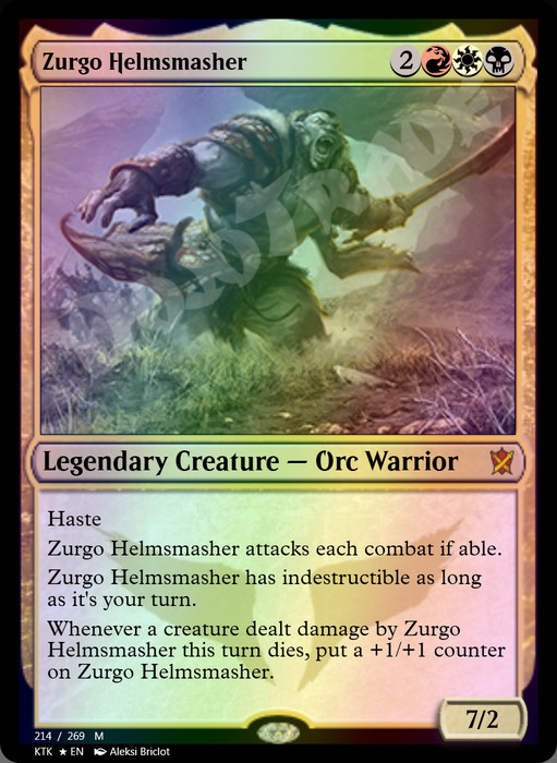 Zurgo Helmsmasher FOIL