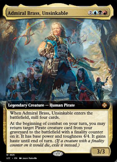 Admiral Brass, Unsinkable (Extended Art)