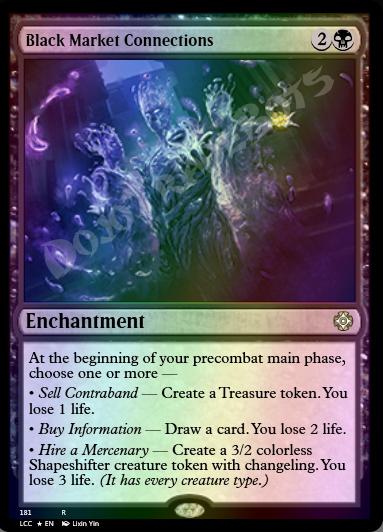 Black Market Connections FOIL