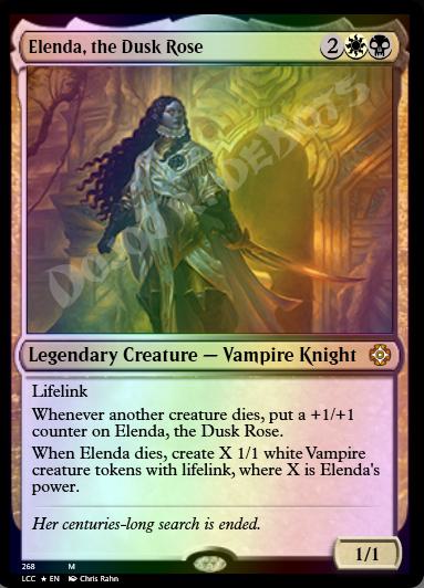 Elenda, the Dusk Rose FOIL