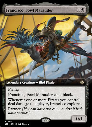 Francisco, Fowl Marauder (Extended Art)