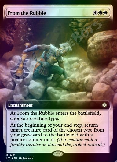 From the Rubble (Extended Art) FOIL