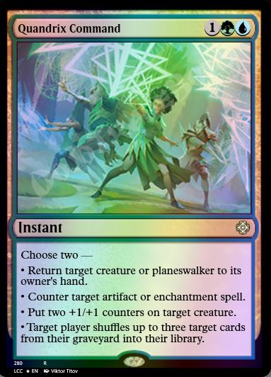 Quandrix Command FOIL