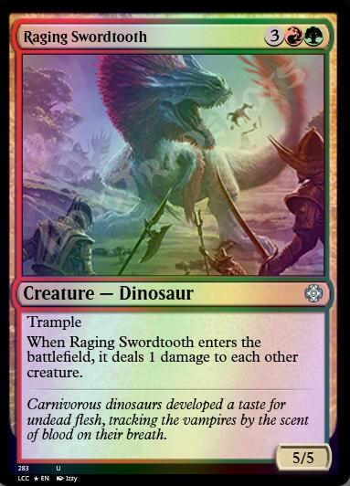 Raging Swordtooth FOIL