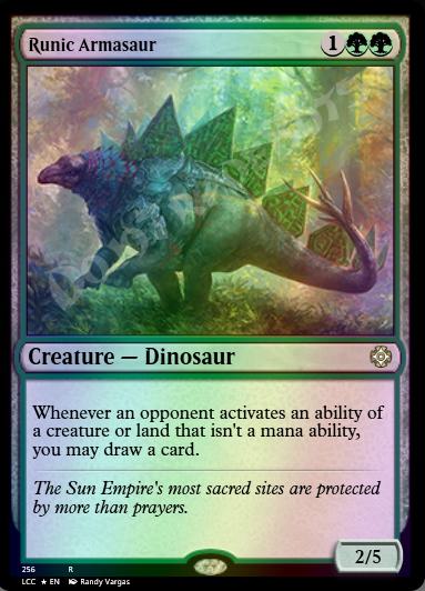 Runic Armasaur FOIL