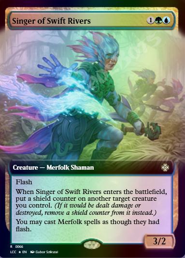 Singer of Swift Rivers (Extended Art) FOIL