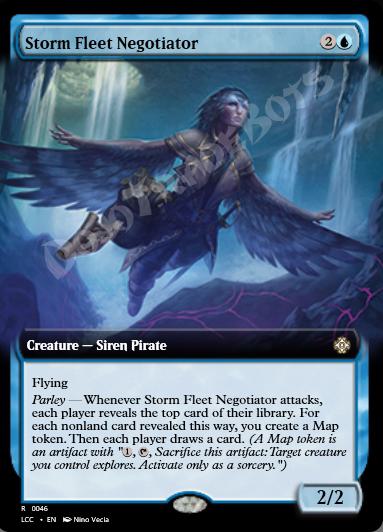 Storm Fleet Negotiator (Extended Art)