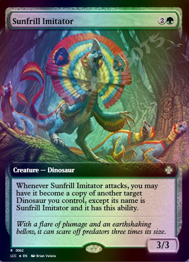 Sunfrill Imitator (Extended Art) FOIL