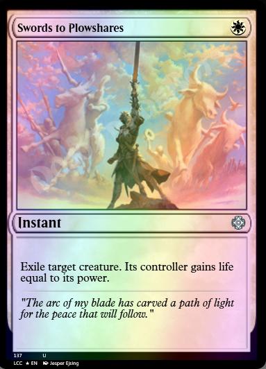 Swords to Plowshares FOIL