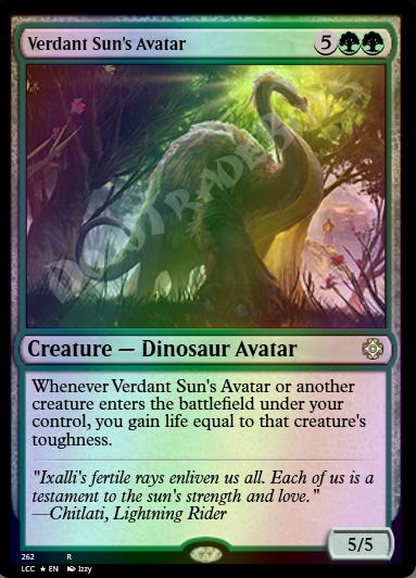 Verdant Sun's Avatar FOIL