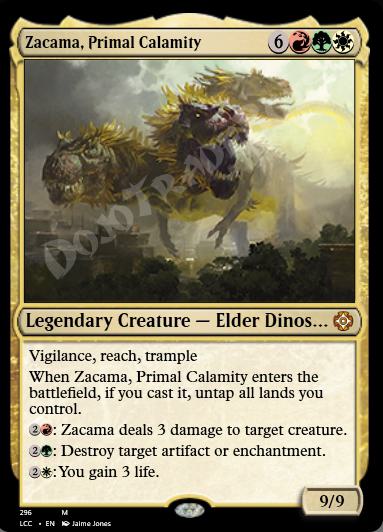 Zacama, Primal Calamity