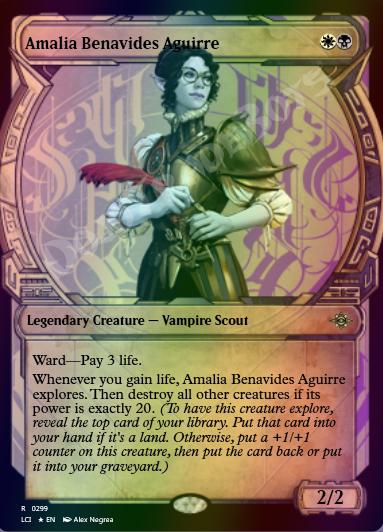 Amalia Benavides Aguirre (Showcase) FOIL