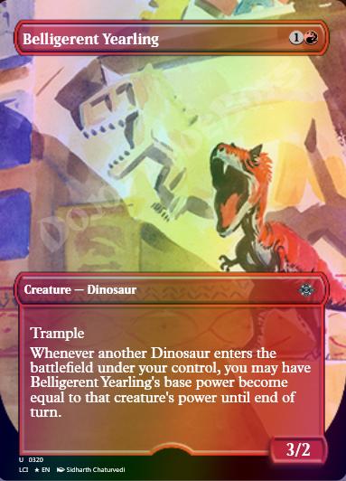 Belligerent Yearling (Borderless) FOIL