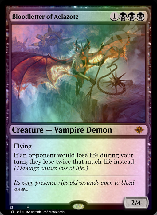 Bloodletter of Aclazotz FOIL