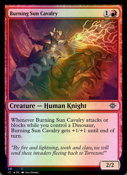 Burning Sun Cavalry FOIL