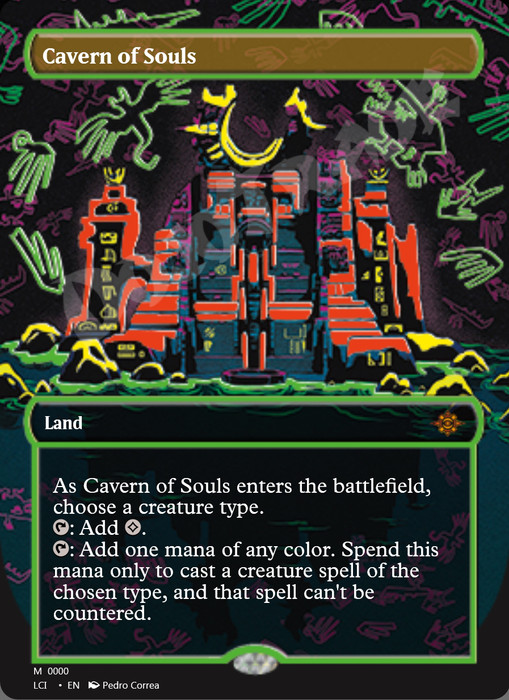 Cavern of Souls (Borderlesss Yellow)