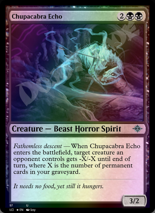 Chupacabra Echo FOIL