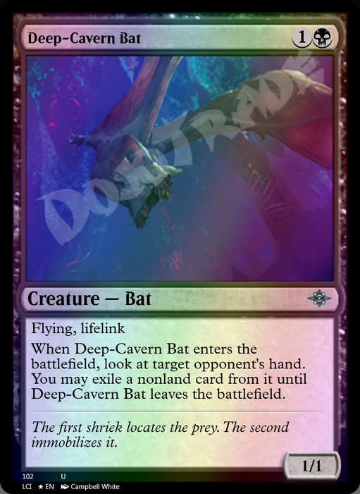 Deep-Cavern Bat FOIL