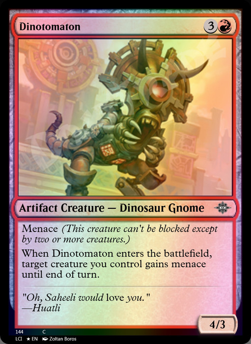 Dinotomaton FOIL